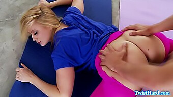 Aj Applegate'S Booty Gets A Deepthroat In This Yoga-Themed Video