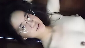 Brunette Asian Teen Pleasures Herself In The Comfort Of Her Own Home