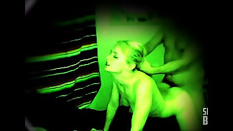 Night Vision Video Of A Big Ass Teen Getting Her Face Fucked And Cumshot