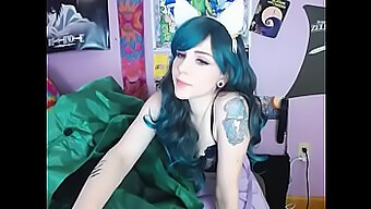 Cute Teen Catgirl Masturbates On Webcam