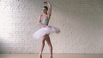 French Ballet Dancer In A Solo Performance