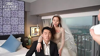 Pengantin Horny Dengan Payudara Besar Dan Vagina Basah Mendapatkan Cumshot Pria