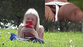 Small Cock Public Cum Display In A Park: A Foot Fetishist'S Dream Come True