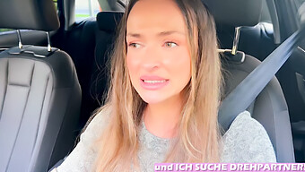 18 Year Old German Teen Squirts On Userdate In Car