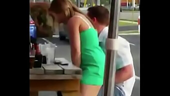 Homemade Public Sex In A Restaurant