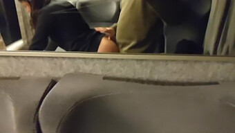 An Amateur Anal Fuck On A Public Train With A Stranger - Solveig