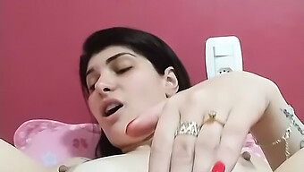 Tattooed Teen'S Masturbation Session With Big Ass