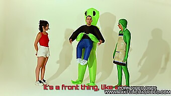 Cute Alien Anal: A First-Time Amateur Experience