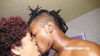 Ebony Teen Couple In Love: Cock And Penis