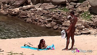 Watch A Black Guy With A Big Cock Pick Up On A Nudist Beach