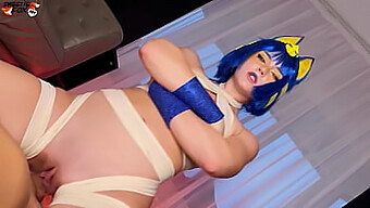 Ankha Meme 18 Versione Porno Reale: Culo Grande E Azione Orale