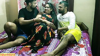 Video Hd Cu Un Trio Indian Fierbinte Cu O Milf Frumoasă Și Doi Băieți Devar Excitați