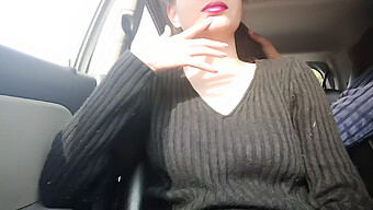 Dirty Indian Teen Gets A Mouthful Of Cum In A Car