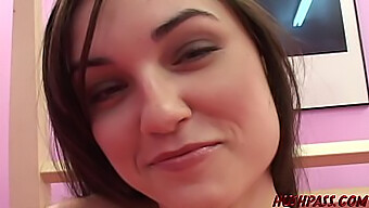 La Beauté Brune Sasha Grey Prend Une Grosse Bite