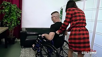 Busty Milf Girlfriend Seduces And Fucks Her Handicapped Boyfriend