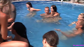 Natural Wetness And Orgy Action In This Handjob And Blowjob Video