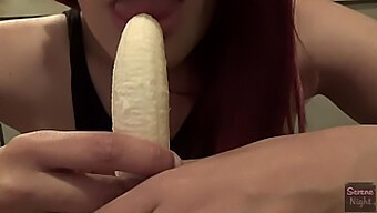 Latina Girl Fails At Oral Sex On A Banana