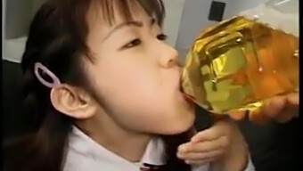 Piss Drinking And Hard Fucking With An Asian Girl