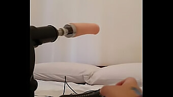 Mimi Using Sex Machine For Intense Orgasm