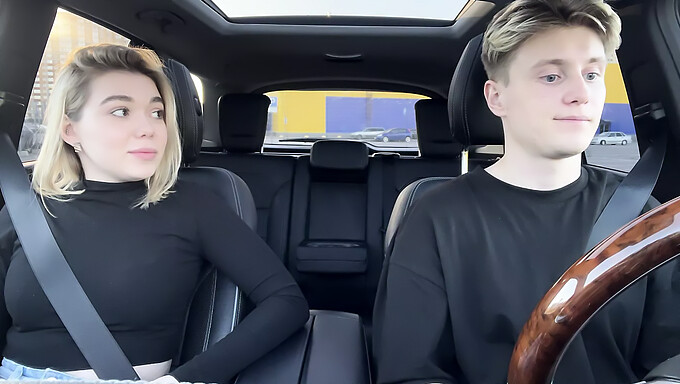 Cum In Mouth: Blonde Gets Paid For A Ride