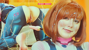 Uravity'S Cosplay Adventure Ends With A Face Fucked Cumshot - Spooky Boogie