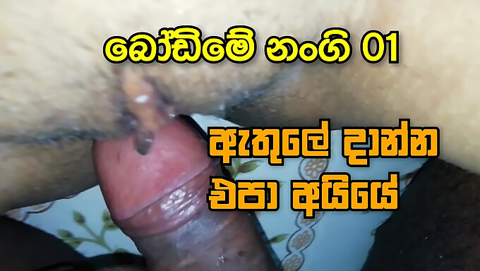 Sri Lankisk Jentes Hardcore Analsex Med Cumshot