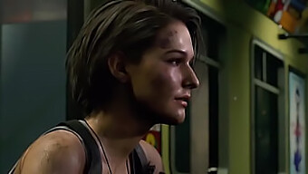 Bujna Jill Valentine Uzima Veliki Kurac U 3d Animaciji