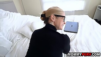 Stepmom Porn Video With Big Booty Milf And Her Son