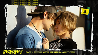 Facial Para Maya Woulfe E Lucky Fate Em Grinders - Parte 4